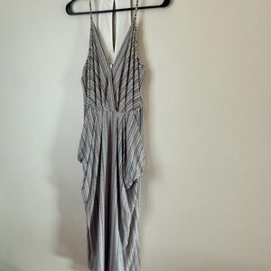 BCBGeneration Black and White Striped Dress